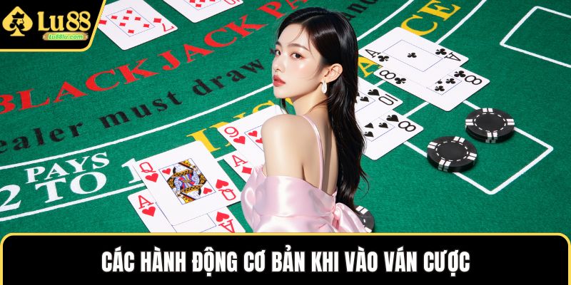 Các hành động cơ bản khi vào ván cược